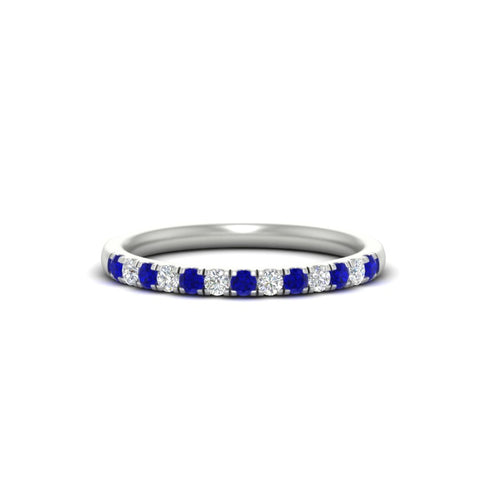 french-pave-half-eternity-0.25-carat-diamond-band-with-sapphire-in-white-gold-FD9331ROBGSABL-0.25CT-NL-WG