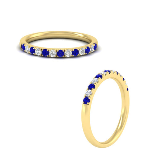 french-pave-half-eternity-0.25-carat-diamond-band-with-sapphire-in-yellow-gold-FD9331ROBGSABLANGLE3-0.25CT-NL-YG