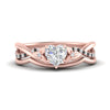 Load image into Gallery viewer, french-pave-heart-contour-black-diamond-wedding-band-in-rose-gold-FD9986B1HTGBLACK-NL-RG