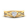 Load image into Gallery viewer, french-pave-heart-contour-black-diamond-wedding-band-in-yellow-gold-FD9986B1HTGBLACK-NL-YG