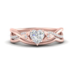 Load image into Gallery viewer, french-pave-heart-contour-diamond-wedding-band-in-rose-gold-FD9986B1HT-NL-RG
