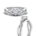 Thumbnail 2 - french-pave-heart-contour-diamond-wedding-band-in-white-gold-FD9986B1HT-NL-WG