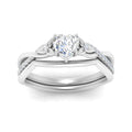 Thumbnail 3 - french-pave-heart-contour-diamond-wedding-band-in-white-gold-FD9986B1HT-NL-WG