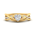 Load image into Gallery viewer, french-pave-heart-contour-diamond-wedding-band-in-yellow-gold-FD9986B1HT-NL-YG
