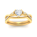 Load image into Gallery viewer, french-pave-heart-contour-diamond-wedding-band-in-yellow-gold-FD9986B1HT-NL-YG
