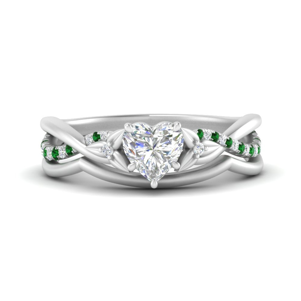 french-pave-heart-contour-emerald-wedding-band-in-white-gold-FD9986B1HTGEMGR-NL-WG