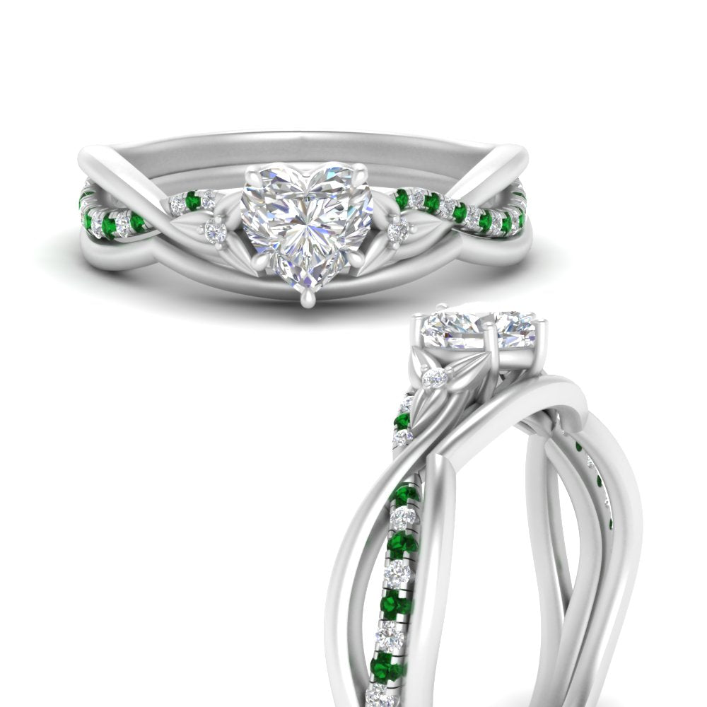 french-pave-heart-contour-emerald-wedding-band-in-white-gold-FD9986B1HTGEMGR-NL-WG