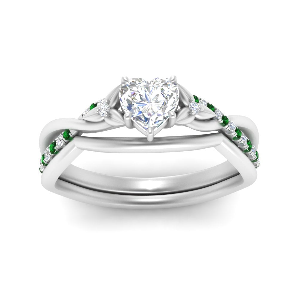 french-pave-heart-contour-emerald-wedding-band-in-white-gold-FD9986B1HTGEMGR-NL-WG