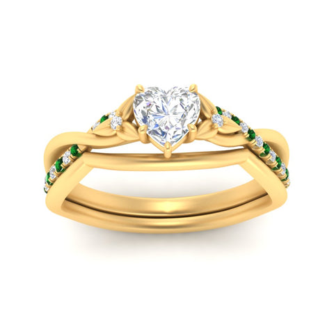 french-pave-heart-contour-emerald-wedding-band-in-yellow-gold-FD9986B1HTGEMGR-NL-YG