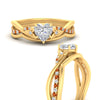 Load image into Gallery viewer, french-pave-heart-contour-orange-sapphire-wedding-band-in-yellow-gold-FD9986B1HTGSAOR-NL-YG