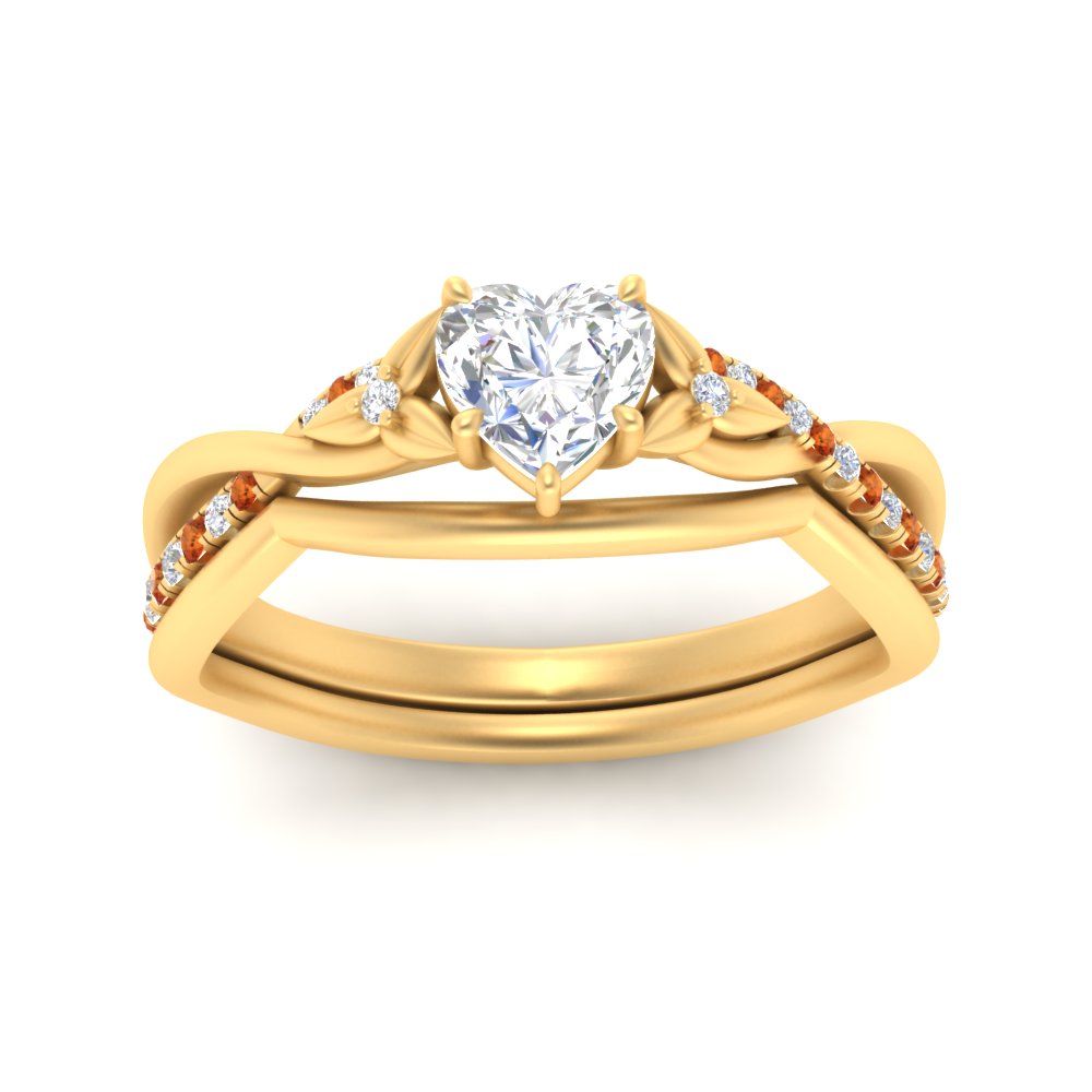 french-pave-heart-contour-orange-sapphire-wedding-band-in-yellow-gold-FD9986B1HTGSAOR-NL-YG