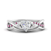 Load image into Gallery viewer, french-pave-heart-contour-pink-sapphire-wedding-band-in-white-gold-FD9986B1HTGSADRPI-NL-WG