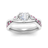 Load image into Gallery viewer, french-pave-heart-contour-pink-sapphire-wedding-band-in-white-gold-FD9986B1HTGSADRPI-NL-WG