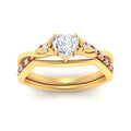 Thumbnail 35 - french-pave-heart-contour-pink-sapphire-wedding-band-in-yellow-gold-FD9986B1HTGSADRPI-NL-YG