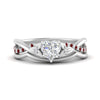 Load image into Gallery viewer, french-pave-heart-contour-ruby-wedding-band-in-white-gold-FD9986B1HTGRUDR-NL-WG