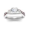 Load image into Gallery viewer, french-pave-heart-contour-ruby-wedding-band-in-white-gold-FD9986B1HTGRUDR-NL-WG