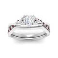 Thumbnail 63 - french-pave-heart-contour-ruby-wedding-band-in-white-gold-FD9986B1HTGRUDR-NL-WG