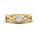 Thumbnail 69 - french-pave-heart-contour-ruby-wedding-band-in-yellow-gold-FD-9986B1HTGRUDR-NL-YG