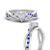 Load image into Gallery viewer, french-pave-heart-contour-sapphire-wedding-band-in-white-gold-FD9986B1HTGSABL-NL-WG