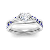 Load image into Gallery viewer, french-pave-heart-contour-sapphire-wedding-band-in-white-gold-FD9986B1HTGSABL-NL-WG
