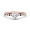 Load image into Gallery viewer, french-pave-heart-petite-black-diamond-engagement-ring-in-FD9918HTRGBLACKANGLE3-NL-RG