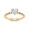 Load image into Gallery viewer, french-pave-heart-petite-black-diamond-engagement-ring-in-FD9918HTRGBLACKANGLE3-NL-YG