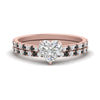 Load image into Gallery viewer, french-pave-heart-petite-black-diamond-wedding-ring-set-in-FD9918HTGBLACKANGLE3-NL-RG-B1