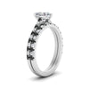 Load image into Gallery viewer, french-pave-heart-petite-black-diamond-wedding-ring-set-in-FD9918HTGBLACKANGLE3-NL-WG-B1