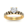 Load image into Gallery viewer, french-pave-heart-petite-black-diamond-wedding-ring-set-in-FD9918HTGBLACKANGLE3-NL-YG-B1