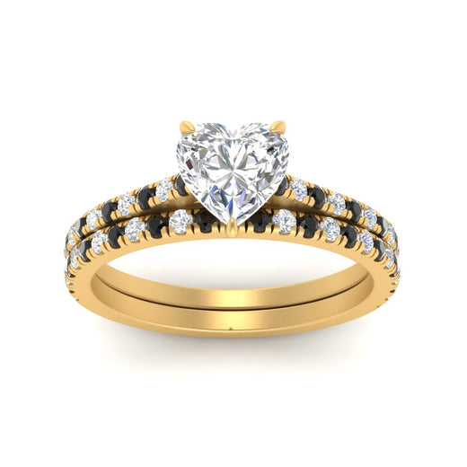 french-pave-heart-petite-black-diamond-wedding-ring-set-in-FD9918HTGBLACKANGLE3-NL-YG-B1