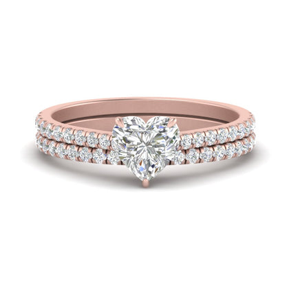 french-pave-heart-petite-diamond-wedding-ring-set-in-FD9918HTANGLE3-NL-RG-B1