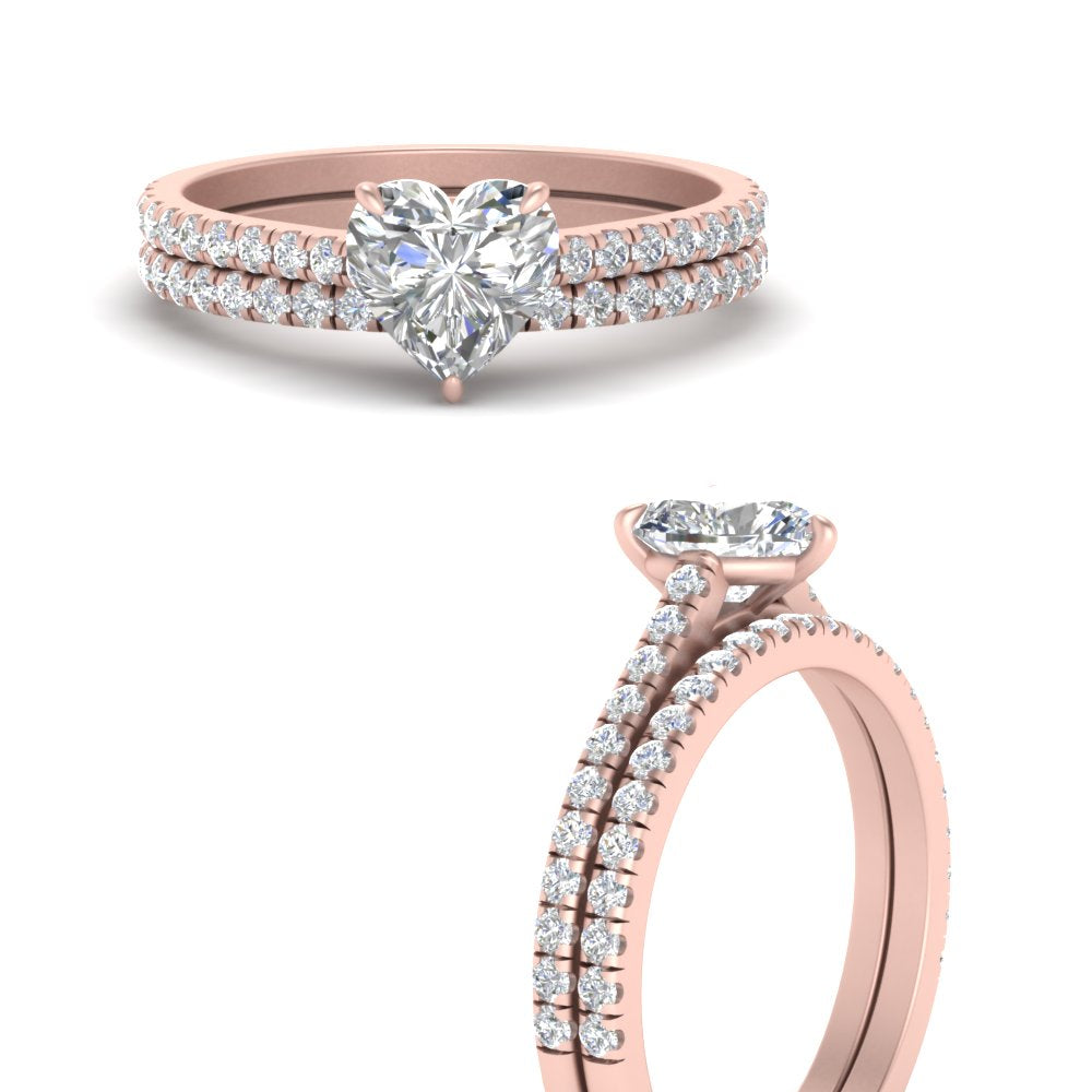 french-pave-heart-petite-diamond-wedding-ring-set-in-FD9918HTANGLE3-NL-RG-B1