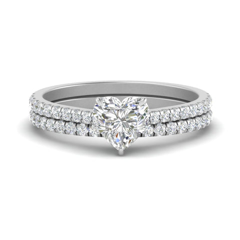 french-pave-heart-petite-diamond-wedding-ring-set-in-FD9918HTANGLE3-NL-WG-B1
