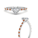Load image into Gallery viewer, french-pave-heart-petite-orange-sapphire-engagement-ring-in-FD9918HTRGSAORANGLE3-NL-WG