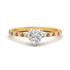 Load image into Gallery viewer, french-pave-heart-petite-orange-sapphire-engagement-ring-in-FD9918HTRGSAORANGLE3-NL-YG