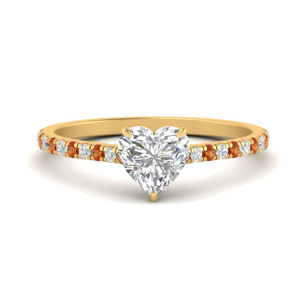 french-pave-heart-petite-orange-sapphire-engagement-ring-in-FD9918HTRGSAORANGLE3-NL-YG