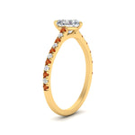 Load image into Gallery viewer, french-pave-heart-petite-orange-sapphire-engagement-ring-in-FD9918HTRGSAORANGLE3-NL-YG