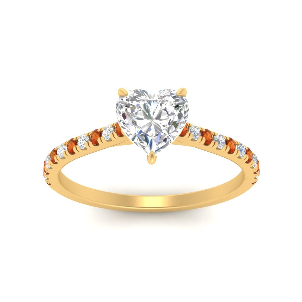 french-pave-heart-petite-orange-sapphire-engagement-ring-in-FD9918HTRGSAORANGLE3-NL-YG
