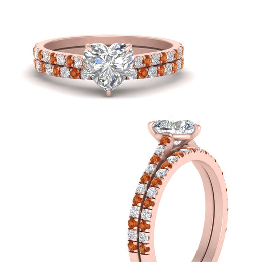 french-pave-heart-petite-orange-sapphire-wedding-ring-set-in-FD9918HTGSAORANGLE3-NL-RG-B1