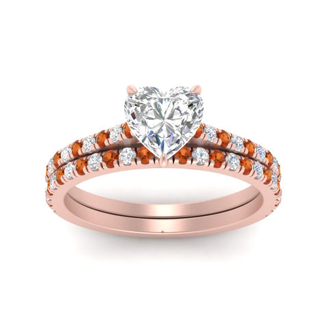 french-pave-heart-petite-orange-sapphire-wedding-ring-set-in-FD9918HTGSAORANGLE3-NL-RG-B1