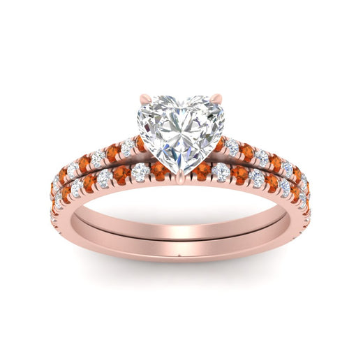 french-pave-heart-petite-orange-sapphire-wedding-ring-set-in-FD9918HTGSAORANGLE3-NL-RG-B1
