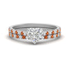 Load image into Gallery viewer, french-pave-heart-petite-orange-sapphire-wedding-ring-set-in-FD9918HTGSAORANGLE3-NL-WG-B1