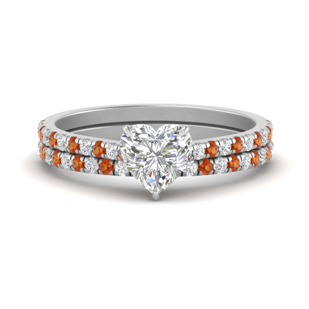 french-pave-heart-petite-orange-sapphire-wedding-ring-set-in-FD9918HTGSAORANGLE3-NL-WG-B1
