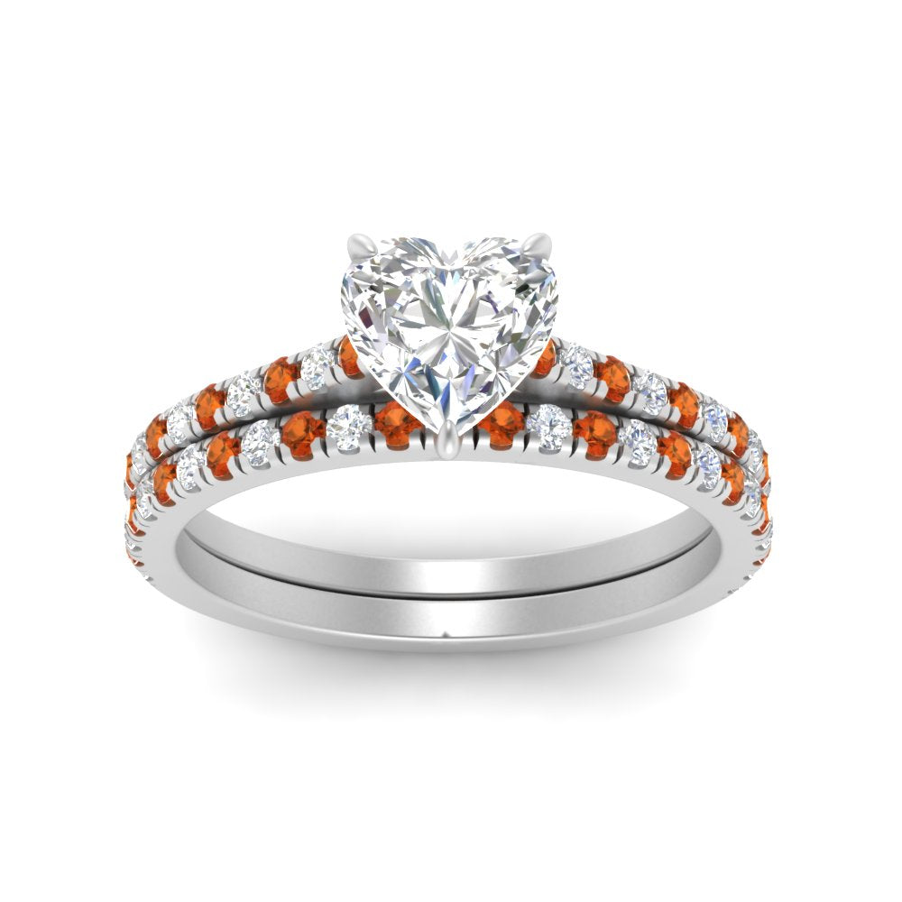 french-pave-heart-petite-orange-sapphire-wedding-ring-set-in-FD9918HTGSAORANGLE3-NL-WG-B1