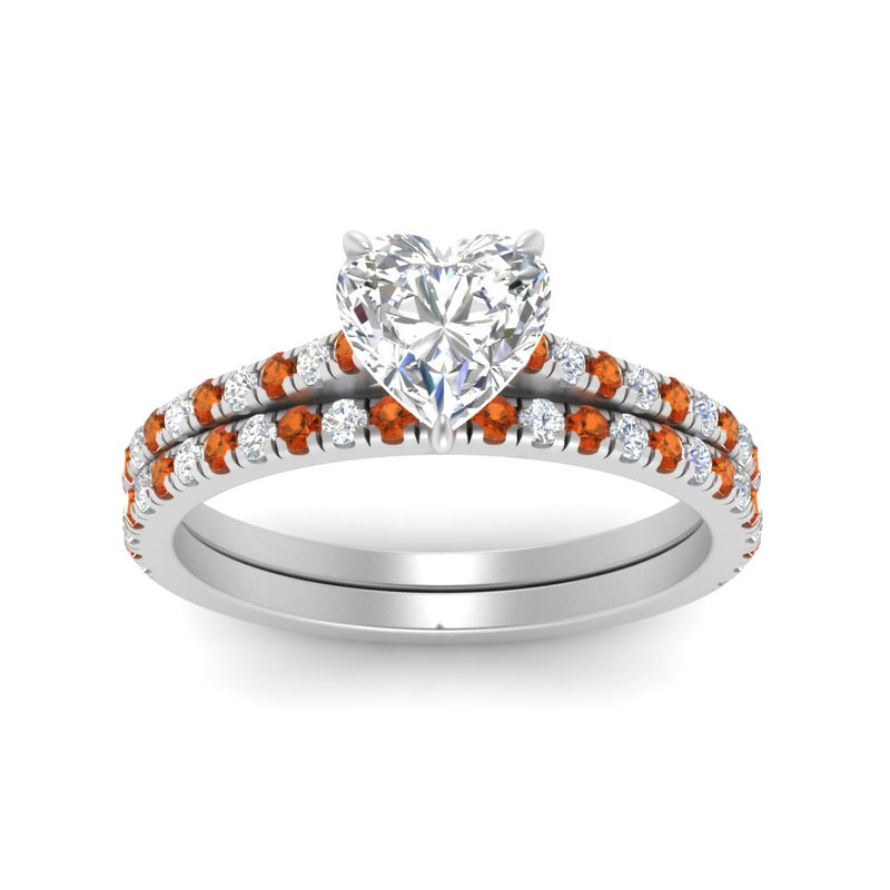 french-pave-heart-petite-orange-sapphire-wedding-ring-set-in-FD9918HTGSAORANGLE3-NL-WG-B1