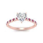 Load image into Gallery viewer, french-pave-heart-petite-pink-sapphire-engagement-ring-in-FD9918HTRGSADRPIANGLE3-NL-RG