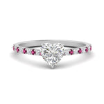 Load image into Gallery viewer, french-pave-heart-petite-pink-sapphire-engagement-ring-in-FD9918HTRGSADRPIANGLE3-NL-WG