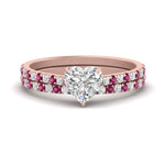 Load image into Gallery viewer, french-pave-heart-petite-pink-sapphire-wedding-ring-set-in-FD9918HTGSADRPIANGLE3-NL-RG-B1
