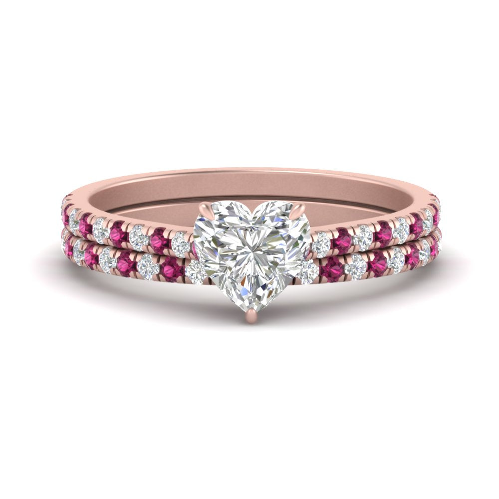 french-pave-heart-petite-pink-sapphire-wedding-ring-set-in-FD9918HTGSADRPIANGLE3-NL-RG-B1