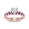 Load image into Gallery viewer, french-pave-heart-petite-pink-sapphire-wedding-ring-set-in-FD9918HTGSADRPIANGLE3-NL-RG-B1